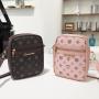 Printed mobile phone bag for women 2024 ladies shoulder bag new small square bag pu leather printing sac pour femme