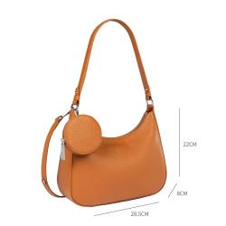 OEM ODM High Quality PU Bag Fashion Women Handbag Custom Logo Litchi Ladies Shoulder Bag