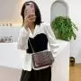 Fashion Luxury Female Diamond lattice Customs Handbag  2024 New Fashion Messenger Bag Embroidered Wire Small Square Bag