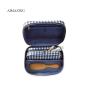 Luxurious Cosmetic Case Set with Soft Leather and Elegant Design for Women's Beauty and Makeup Collection