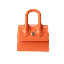 2024 New PVC Leather Jelly Mini Handbags For Women Fashion Trend Famous Brands Women Square Small Jelly Mini Bags