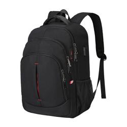 backpack manufacturer laptop school student backpack bags china waterproof polyester travel backpack bag with usb charging port