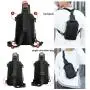 HR770 Hot Sale Men's Chest Bag USB Charge Port Outdoor Mountaineering Nylon Shoulder Crossbody Bag Outside Sport Waterproof Bag