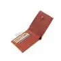 Bifold men wallet with coin pocket genuine leather wallet for men as gift
