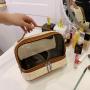 Cosmetic Bag Wholesale Women Handbags Transparent Advanced Wash Bag Waterproof Straw Woven Storage Cheap Women Bags
