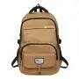 HR735 Unisex Solid Color Laptop Backpack Business Nylon College Shoulder Bag Portable Lightweight Universal Computer Schoolbag