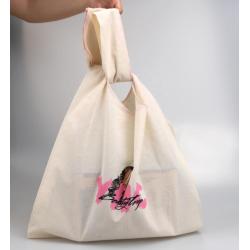 Eco-Friendly Cotton Handle Gift Clothes Women Travel Bag Promotion Custom Logo Muslin Tote Dust Handle Shopping Bag