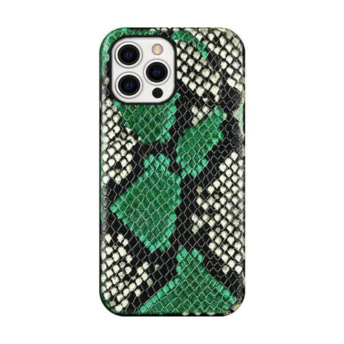 Luxury Custom LOGO Colorful Genuine Real Snake Skin Leather Phone Case For Iphone Covers 13Pro 14Promax  11 12 13 14 15 Pro Max