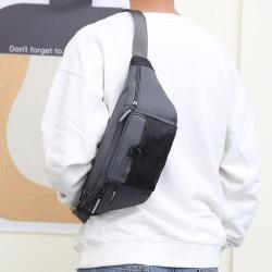 Factory Custom Fashion High Quality Oxford Outdoor Multifunction Crossbody Sports Waist Bag For Men