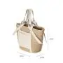 New Fashion Straw Bag 2024 Summer Rattan Woven Straw Beach Bags Women Handbags Crossbody Bags