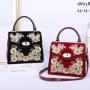 New Trendy Pu Ladies Bags elegance designer handbags for Women handmade flowers and embroidery bags  factory direct sales 24 cm