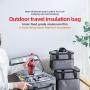 Portable Carry Insulated Lunch Bag Box for Women Men Leakproof Storage Picnic Thermos Cooler Bag