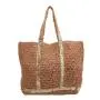 Factory custom natural straw woven  bags 2024 new design Lightweight summer beach bag vacation holiday rattan grass bag