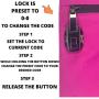 Smell Proof Bag with Combination Lock Smell Proof Case Stash Bag Smell Proof