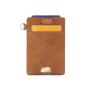 Minimalist front pocket wallet rfid blocking nice synthetic leather thin id credit card holder
