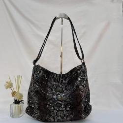 REALER 2024 OEM ODM Custom Snake Pattern Tote bags PU Leather womens Shoulder Bags Ladies Totes Hand bags luxury women handbags