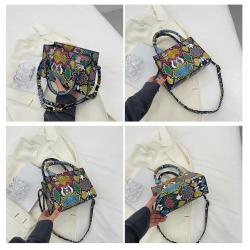 KBW291 2023 New Snake Print Material Colorful Kylie Bag High Quality Versatile Single Shoulder Crossbody Chain Bag