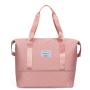 HR216 Embroidered Oxford Leisure Short Distance Travel Bag Portable Large Sports Bag Wet and Dry Separation Yoga Fitness Bag