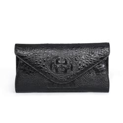 Women Small Genuine Leather Crocodile Handbag Women's Alligator Skin Leather Clutches Purse Crossbody Shoulder Bag Evening Bags