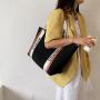 Gelory Wholesale New Design Ladies Cheap Plain Large Capacity Shopping Bags Girls Fashion Canvas Tote Bag