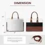 LOVEVOOK Fashion Tote Hand bags PU Leather Crossbody Shoulder Purse Bag Top Handle Satchel Purses and handbags for Women Ladies