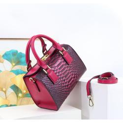 Top selling fashion handbag for women luxury designer bag with high texture embossed snake material famous brand bag 24 cm