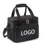 custom logo outdoor women thermal lunch bag with zipper large picnic beach beer cooler sling bag with adjustable shoulder strap