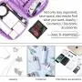Inspired Designer Makeup Case Purple Makeup Brush Bag Organizer Storage Box Make up  Brush  Beauty Cas Makeup Box Case