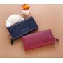 2023 New Fashion Solid Matte Zipper Long Handheld Wallet cartera de hombre For Daily Men Card Holder Wallet