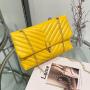 2024 Ladies Embroidered Wavy Bag Single Strap Fashionable Portable Ladies Bag Ladies Wholesale Joker Bag Chain Foreign Trade