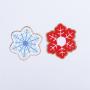 Fast Delivery Low MOQ Custom Wholesale DIY Sticker Iron On Embroidery sequins Christmas Letter Glitter Chenille Patches