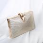 New Banquet Handheld Leaf Chain Small Square Bag