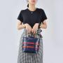 Luxury Design Retro Style Hand Bags For Women Handbags Ladies Color-matches Bucket Purses With Acrylic Handle Ring