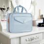 Private Label Cosmetic Bags Organization Travel Multiple Waterproof Toiletry Handbag Layers Quilted Portable Beauty Storage Bags