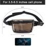 Gelory Fashion Women Waist Bag Custom Logo Clear Fanny Pack Waterproof Waist Pack
