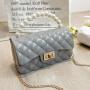 Low Price Candy colored pvc pearl jelly bag 2024 Ladies handbag trend new fashion women's shoulder bag Sweet hand bag