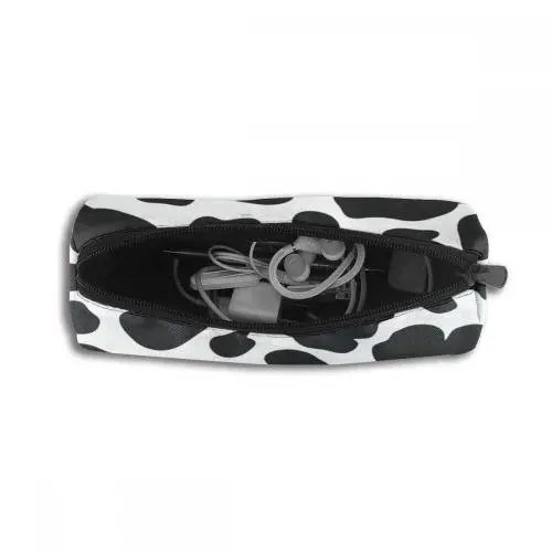Gelory Multifunctional Lightweight Print Pencil Case Bag Storage Pouch Simple Stationery Bag