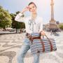 Sucipi Canvas Overnight Travel Bag for Women 2022 Large Carry on Duffel Bag With Shoe Compartment Men's Weekender Bags
