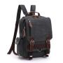 Hot Sale Casual Large Capacity canvas fabric backpack men shoulder back bag outdoor travel sling backpack for wholesale