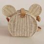Bolsos Pure Color Magnetic Button Crossbody Bag Straw Wrapped Korean Single Shoulder Bag Fashion Girl Handbag Small OEM