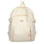 ZF123 Nylon Schoolbag Female Junior High School Students High Value Shoulder Bag Simple Lightweight Waterproof Backpack