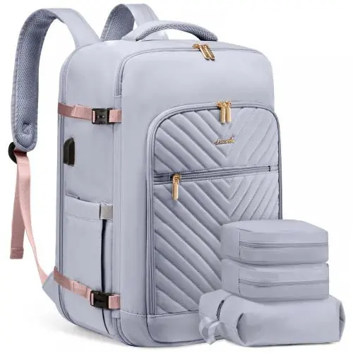 LOVEVOOK 40L Large capacity Travel Backpack Carry On Business laptop Backpack Waterproof Hiking Outdoor Backpack for men women
