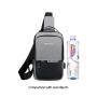 Custom Satchel Multi Pouch Camo Removable Strap New Style Usb Charging Sling Bum Crossbody Chest Bag
