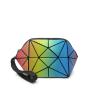 LOVEVOOK Fashion geometric small wallet PU material geometric luminous hand bag purse