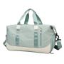 Waterproof outdoor travelling bag designer pink duffel bag shoe compartment travel bag organizer