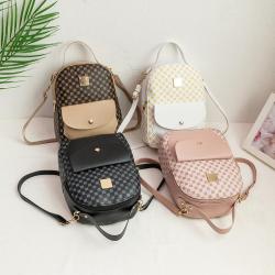 Ladies backpack 2024 factory wholesale bags for women small backpack fashion pu leather shoulder bag