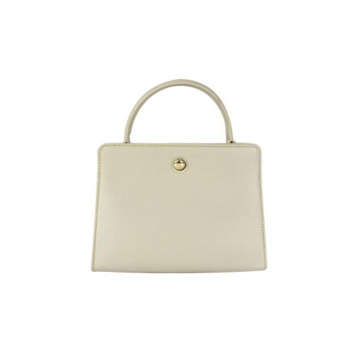 Custom Handbags Leather Chain Hand Bags Woman Fluent French Purse PU Vegan Leather Fashion Ladies Frame Handle Bag