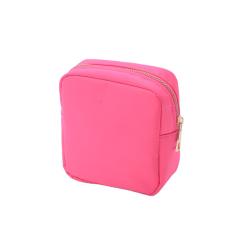 Nylon Chenille Patch Toiletry Bag Big Capacity Makeup Bag Cosmetic Pouch Mini Makeup Bags