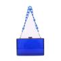 Wholesale Summer ladies Transparent Boxed Purse Crossbody Handbag Trendy women clear acrylic evening clutch bag 2024