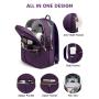Factory wholesale LOVEVOOK large hiking backpack school bags for women waterproof 15.6 17in custom work travel laptop backpack